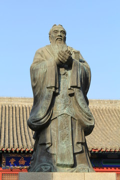 國(guó)子監(jiān) 孔子行教像 雕像