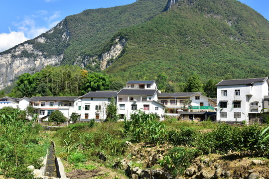 湖北恩施市麂子渡景區(qū)田園風(fēng)光