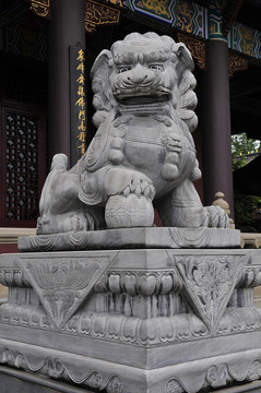 峨眉山大佛禪院 石獅