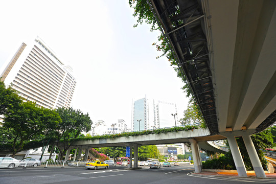 天橋 人行天橋 城市道路