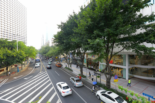 街景 建設(shè)六馬路 廣州 城市