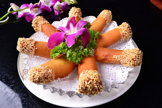 香芋吐絲卷