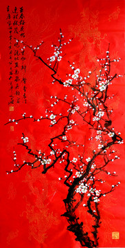 中國畫梅花