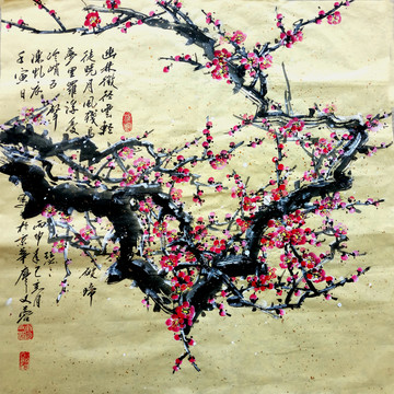 中國(guó)畫梅花