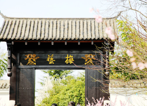 古典建筑大門