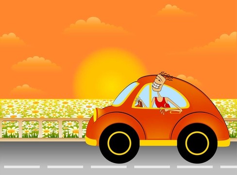 卡通車