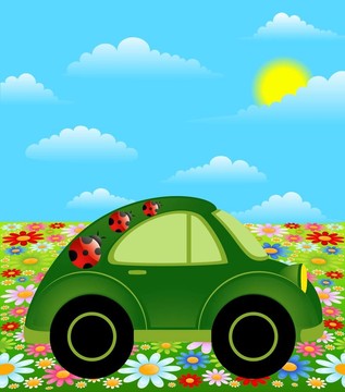 卡通車