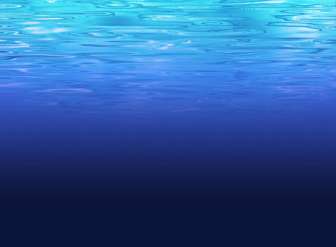 深海背景-清澈的水