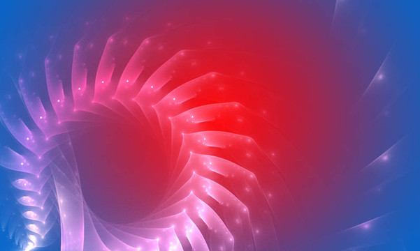 藍(lán)色和紅色的抽象背景。淡入淡出效果