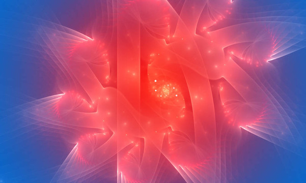 藍(lán)色和紅色的抽象背景。淡入淡出效果