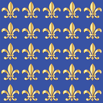 無縫Fleur De Lis背景