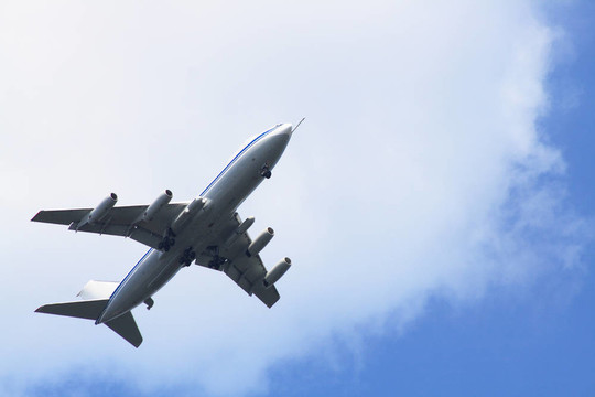 天空中的飛機(jī)