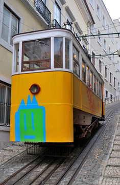 黃色有軌電車；Lisbon；葡萄牙