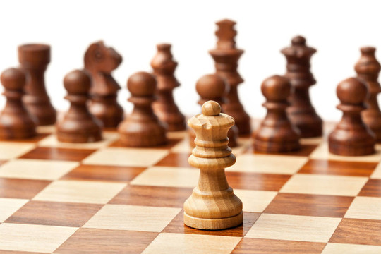 一個(gè)女王對(duì)所有國際象棋