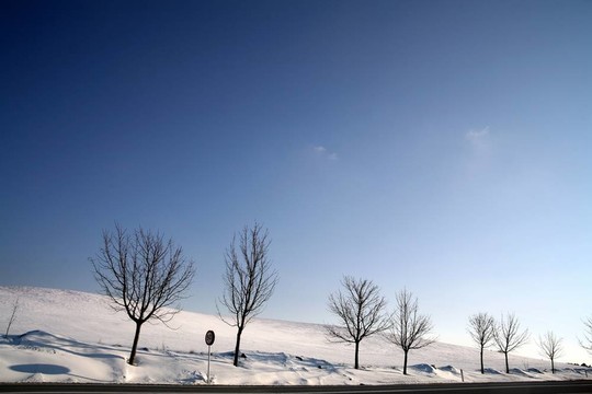 下雪的冬天