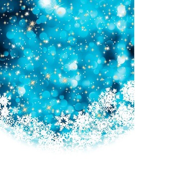 藍色抽象圣誕與雪花。EPS 8
