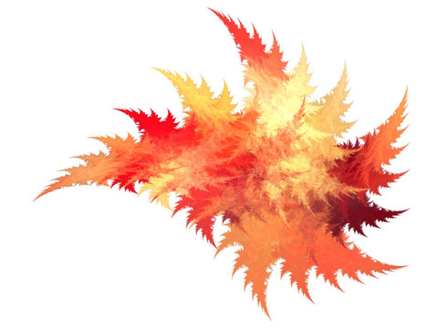 紅色；橙色；黃色樹設(shè)計(jì)
