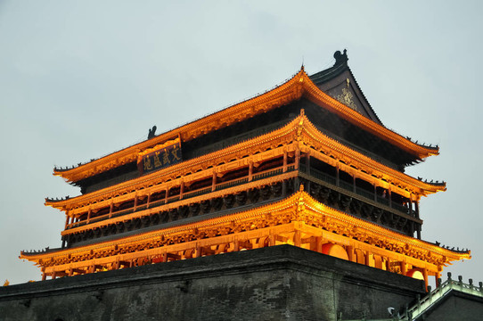 照明西安鐘樓
