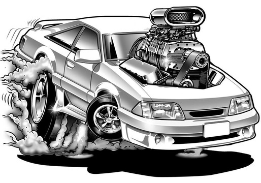 90年代卡通肌肉車