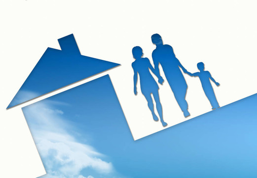 生態(tài)住宅隱喻。房子的天空
