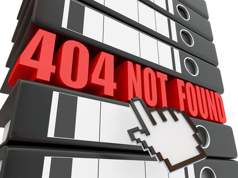 錯誤404。找不到文件。粘合劑
