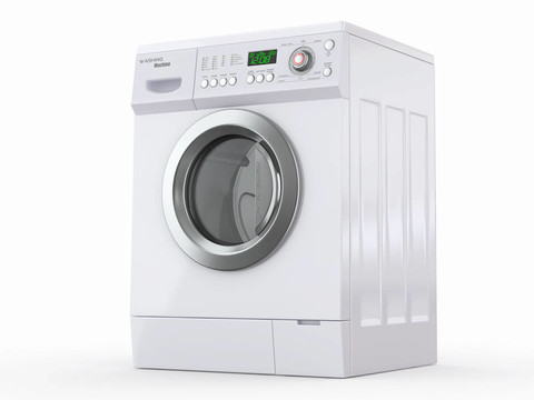 洗衣機(jī)。3d