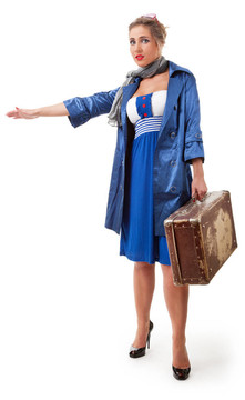 單身旅行的女人