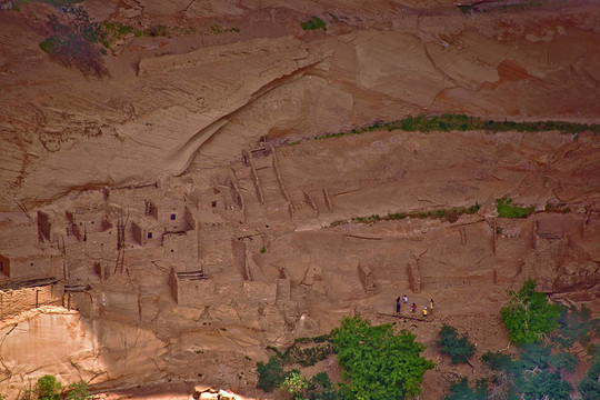 亞利桑那州；Anasazi遺址；峽谷的Chelly國家紀(jì)念碑