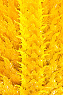 泰國風(fēng)格的造型藝術(shù)，在蠟燭節(jié)在Ubonratchathani