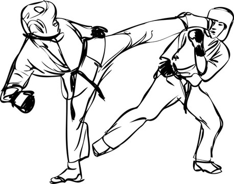 Karate Kyokushinkai武術(shù)運(yùn)動(dòng)