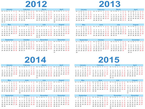 2015 - 2012集