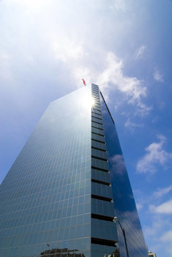 閃爍的摩天大樓