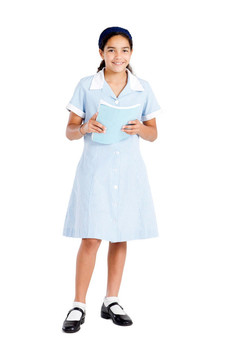 青春期的女生制服