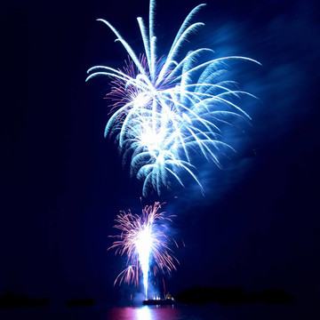 煙花爆竹；敬禮