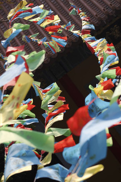 中華寺的經(jīng)幡