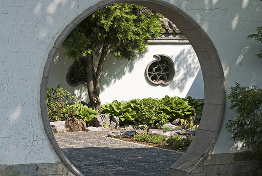 中國園林的入口