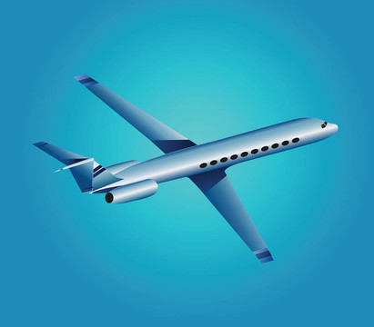天空中的飛機(jī)