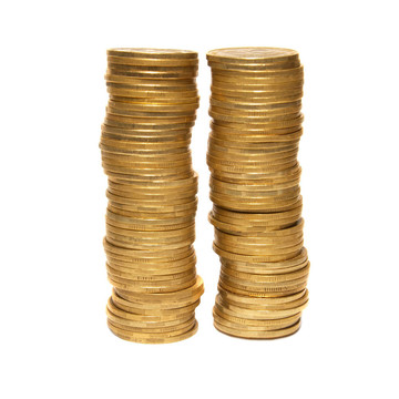 兩只金色的塔