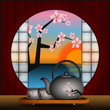 日本茶室