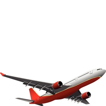 飛機上的乘客飛機。VE