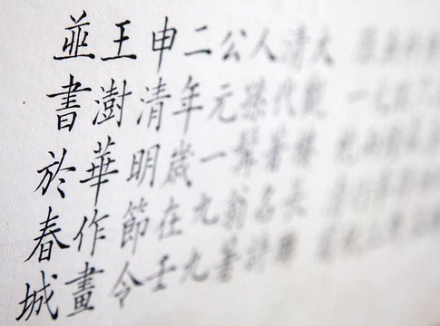 中國的象形文字