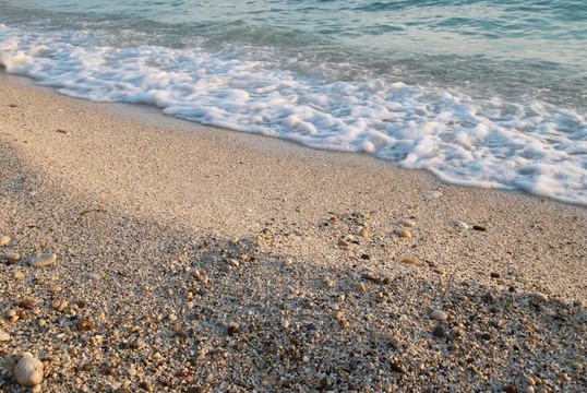 海的沙灘