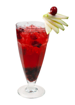蔓越莓雞尾酒特寫(xiě)