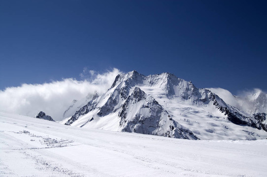 高山滑雪坡