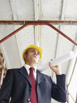 建筑計劃的建筑師