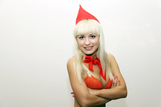 性感的金發(fā)美女
