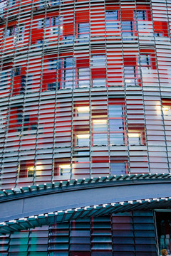 Torre Agbar在巴塞羅那的細(xì)節(jié)