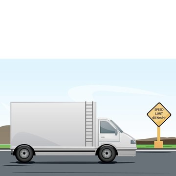 卡車在路上