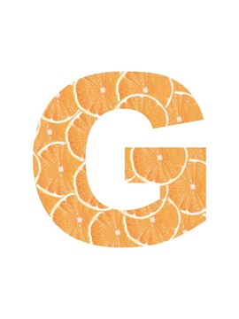 水果字母