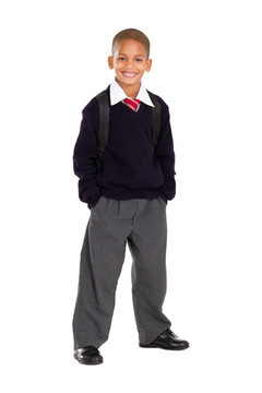 白色男子小學學生